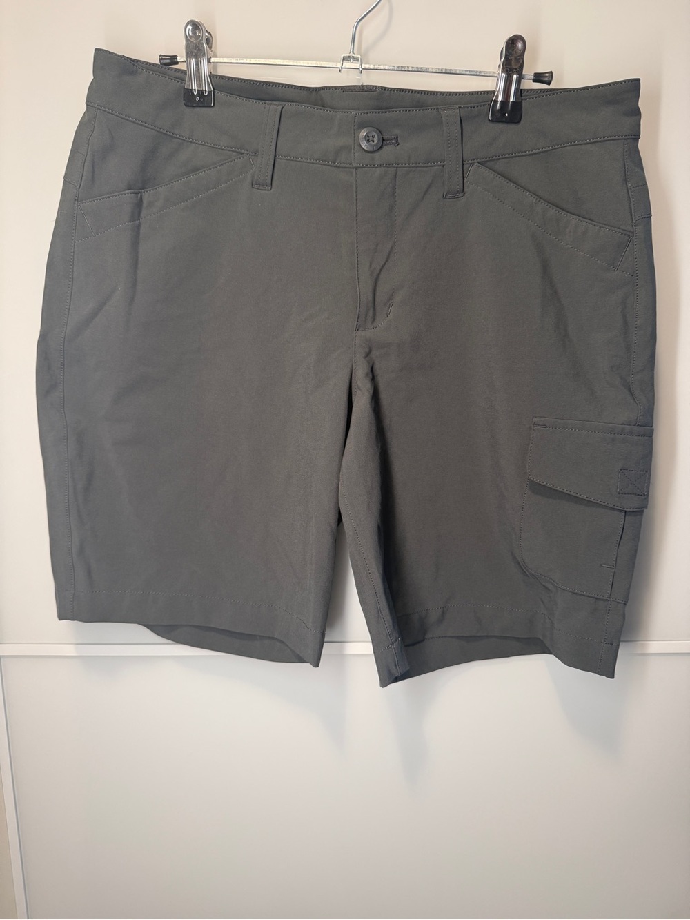 Eddie Bauer Women's Dark Gray Cargo Shorts